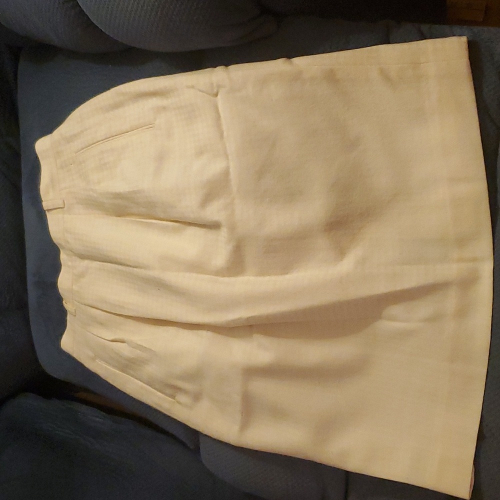 Liz Claiborne yellow wool skirt size 4